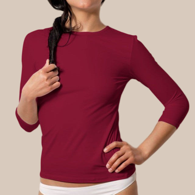 Plus Size 3/4 Sleeve Crew Neck (Discontinued sizes)-FINAL SALE