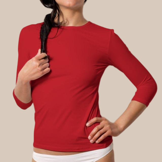 Plus Size 3/4 Sleeve Crew Neck (Discontinued sizes)-FINAL SALE