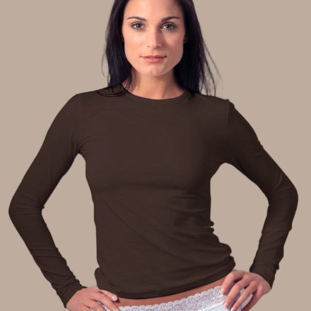 Plus Size Long Sleeve Crew Neck (Discontinued Sizes)-FINAL SALE