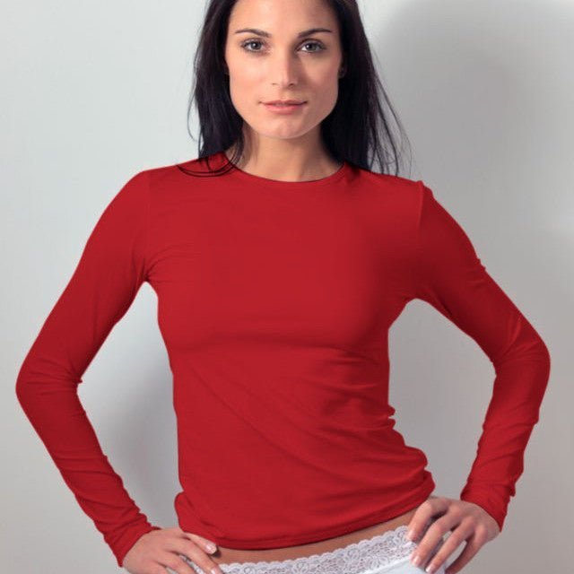 Plus Size Long Sleeve Crew Neck (Discontinued Sizes)-FINAL SALE