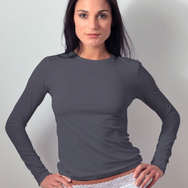 Plus Size Long Sleeve Crew Neck (Discontinued Sizes)-FINAL SALE